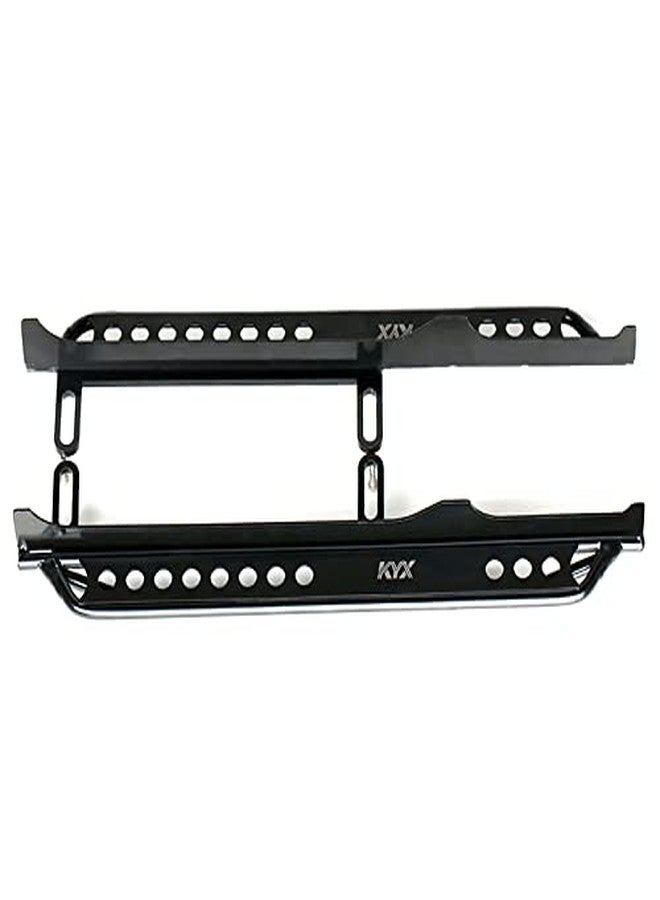 KYX Racing Metal Rock Slider Side Step Running Boards Foot-Plate Upgrades Parts Accessories for 1/6 RC Crawler Car Axial SCX6 AXI05000 - Image 2